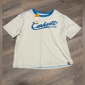 Carhartt Tshirt medium ivory new with tags